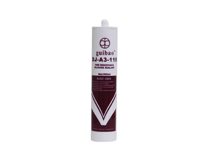 300ml Fire Resistance FV 0 Class Construction Silicone Sealant