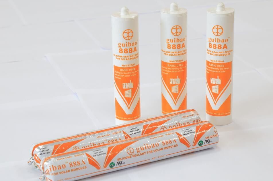 888A White Silicone Sealant For Solar Panels UL Certified