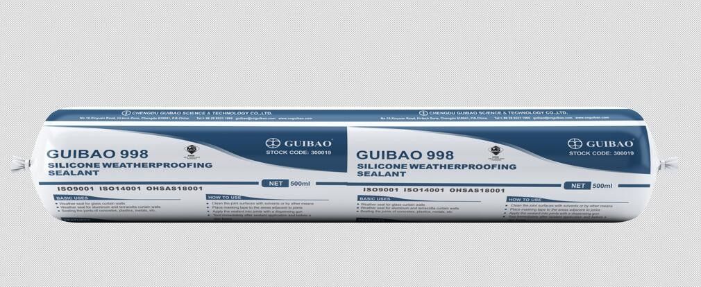 Weatherproofing 998 Curtain Wall Silicone Sealant Neutral Cure
